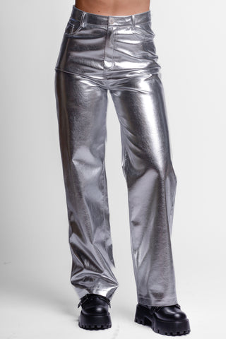 ISABELLE BLANCHE - TROUSERS - SILVER1