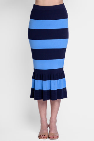 ESSENTIEL - Fiesta striped knitted skirt - F3NA