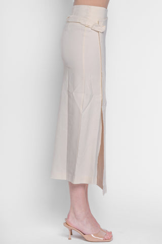 LCDP - Overlap skirt - off-white 105