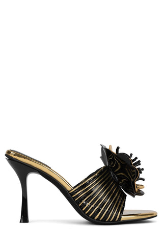 JEFFREY CAMPBELL - AURATE GOLD COMBO - BLACK