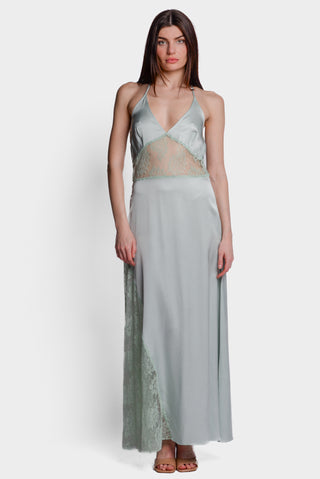 ISABELLE BLANCHE - LONG DRESS - 418 MILKY GREEN