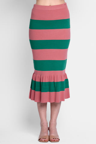 ESSENTIEL - Fiesta striped knitted skirt - F2WM