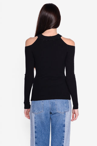 NEO BY LONDON - CUT OUTJERSEY - BLACK