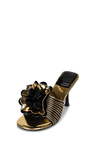 JEFFREY CAMPBELL - AURATE GOLD COMBO - BLACK